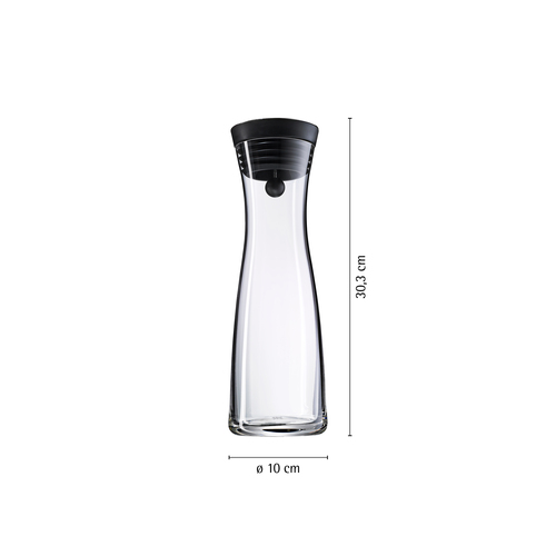 Basic glasskaraffel  1. L innebygd sil for blant annet sitronvann 