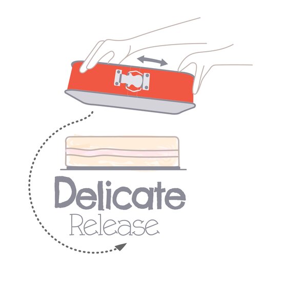 Delibake Ildfast form / Springform 24 cm 