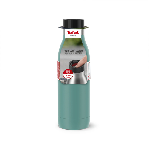 Bludrop Basic Vannflaske av rustfritt stål 0,5 l Grønn 