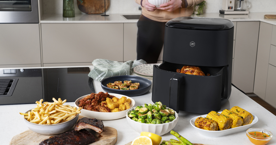 Airfryer med en kapasitet på 6 liter