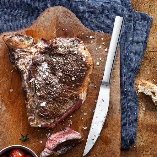 Nuova pizza-/grillkniver sett – 6 stk (23 cm) rustfritt stål 