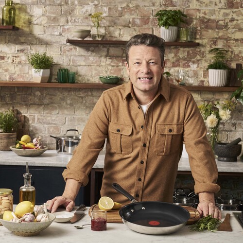Jamie Oliver Easy Cook SS Ceramic Traktørpanne 24 cm