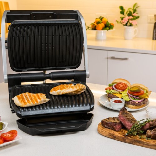 OptiGrill+ initial bordgrill rustfritt stål