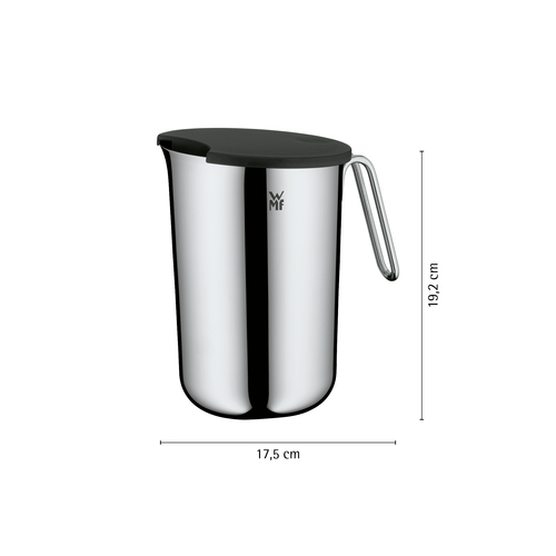 Blandebolle med lokk, 12,5 cm/ 1,5 L i rustfritt stål 