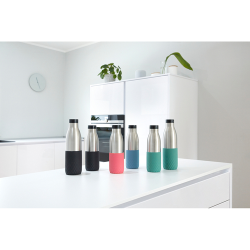 Bludrop Sleeve Vannflaske i rustfritt stål 0,5 l Svart 