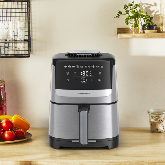 Easy Fry Silence-air fryer 5L rustfritt stål 