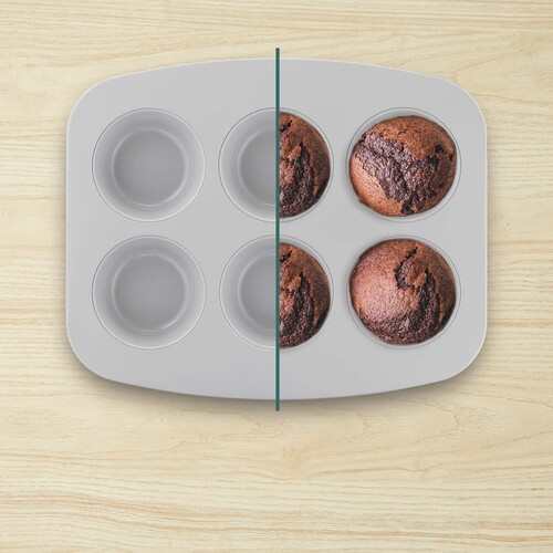 Ceramik muffinsform 6 stk. 27,5 x 22,5 cm