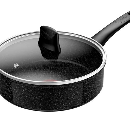 Intens'Ceram Traktørpanne 24 cm med lokk Svart 