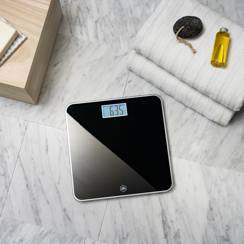 Classic Light personvekt svart stort LCD-display