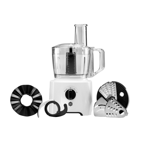 Easy Force foodprosessor hvit kompakt liten 2,4 l