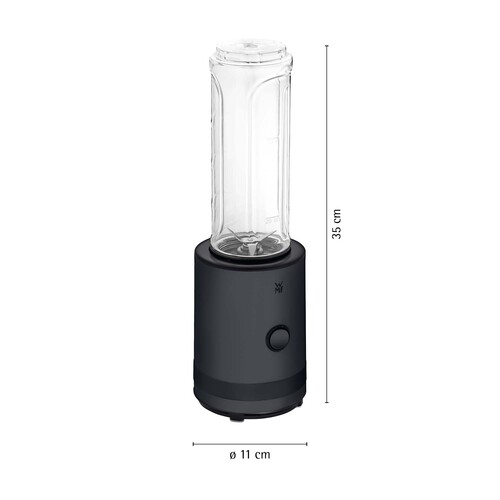KitchenMinis smoothie-To-Go blender ,2 beholdere, 300 W, svart 