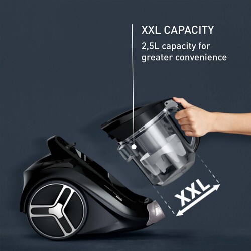 Compact Power XXL Cyclonic, Parkettmunnstykke, Poseløs støvsuger