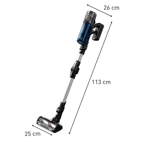 X-Force 13.60 Flex Aqua, Støvsuger med Aerospin munnstykke