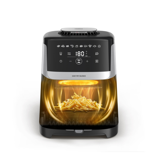 Easy Fry Silence-air fryer 5L rustfritt stål 