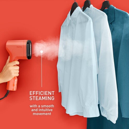 Pure Pop steamer for klær Korall 