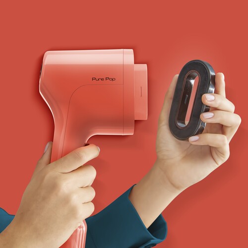 Pure Pop steamer for klær Korall 