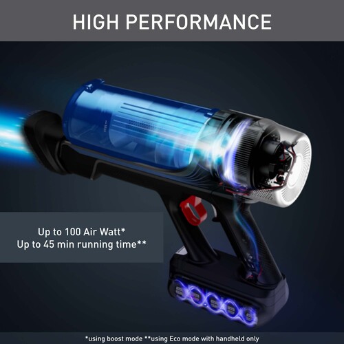 X-Force 9.60 Flex Aqua, Støvsuger med Aquahead munnstykke