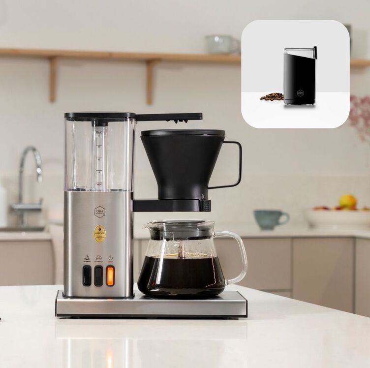 Få med en kaffekvern på kjøpet når du kjøper Blooming kaffetrakter fra OBH Nordica