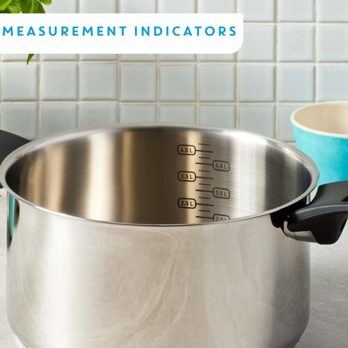 Jamie Oliver Everyday Kitchen Stainless Steel set 7 pcs. (FP 28 cm, Stewpots 16/20/24 cm w. 3 lids)
