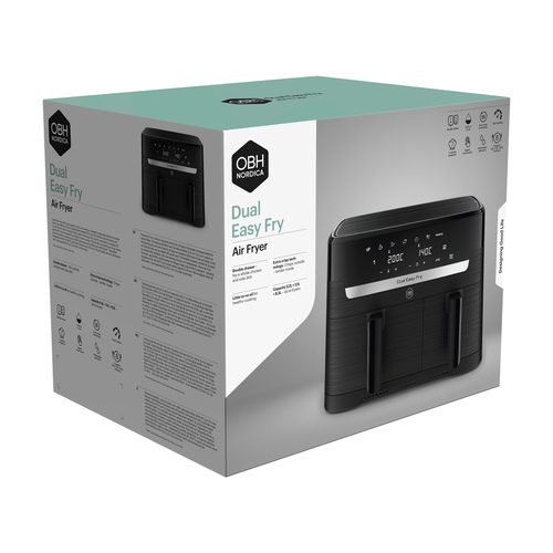 Dual Easy Fry – Air fryer – 8,3 liter
