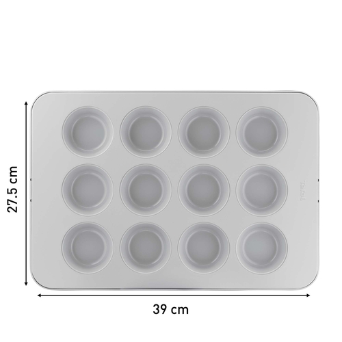 Ceramik muffinsform til 12 stk. 39 x 27,5 cm