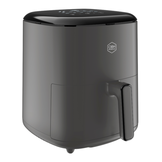 Easy Fry Max 5 L Grå - Digital Touch panel - Air Fryer 