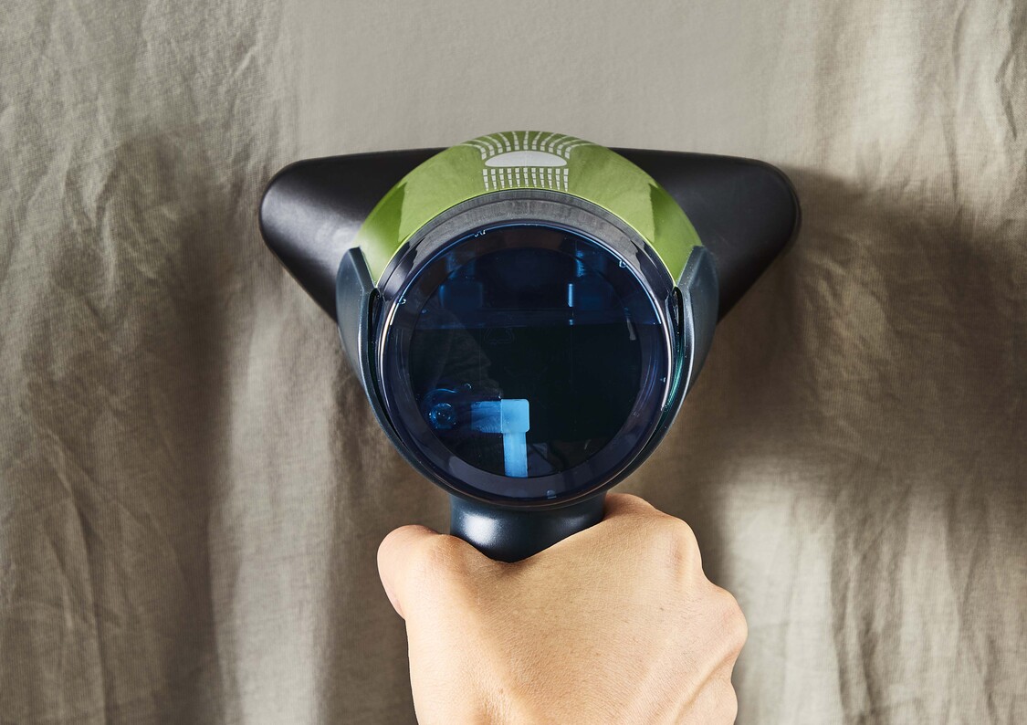 OptiFlow-teknologi som kombinerer damp og vakuumsug