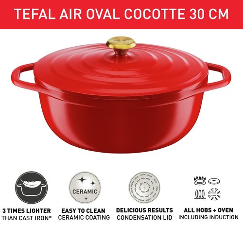 AIR Gryte Oval 30 /5,7 l cm Rød 
