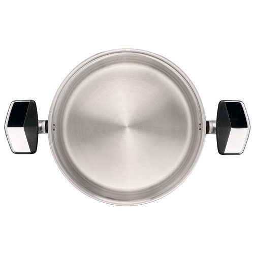 Pastagryte 22 cm/6,6 l. med lokk, Rustfritt Stål Ubehandlet, Emotion Plus SS 
