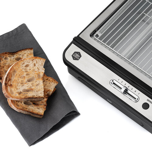 Centric flat brødrister rustfritt stål