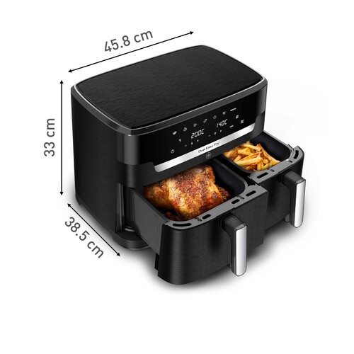 XXL Dual Easy Fry 11 L Svart - Air fryer