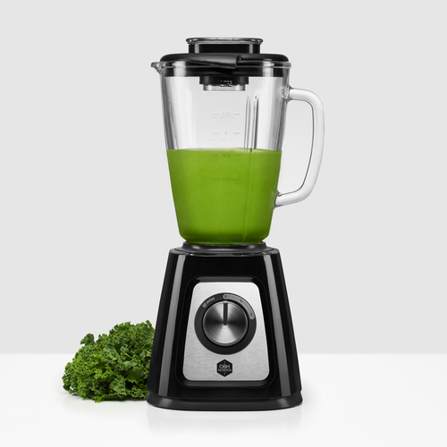 Blendforce Blender, svart, glasskanne - knuse is