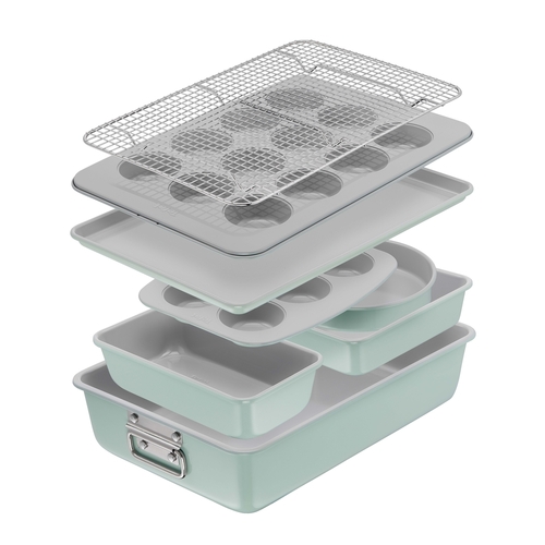 Ceramik sett med bakeformer 8 deler