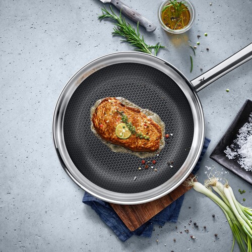 Profi Resist stekepanne høy 28 cm, hybridbelegg, non-stick/stål 