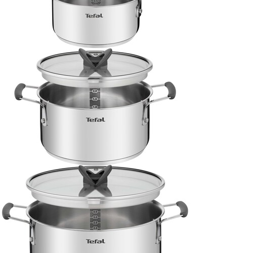 Tefal Opti'space 6 pcs set Grey