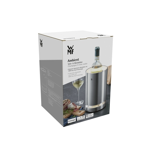 Ambient champagne- og vinkjøler med LED-lys 