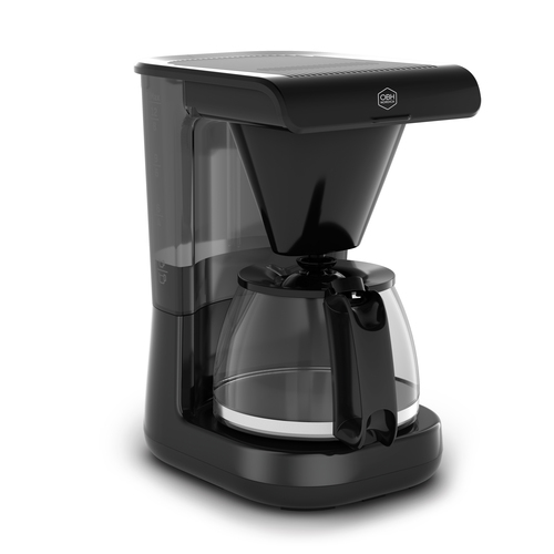 Kaffetrakter svart 1,1 l/12 kopper. Monaco.
