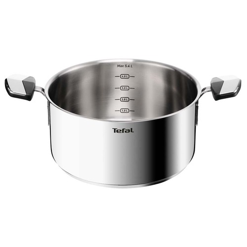 Gryte 24 cm/5,4L. med lokk, Rustfritt Stål Ubehandlet, Emotion Plus SS 
