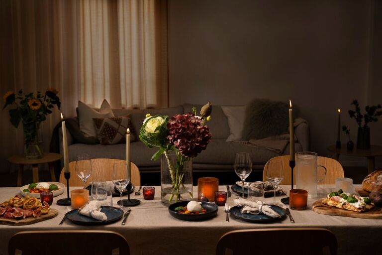 Dekk bordet med kjærlighet