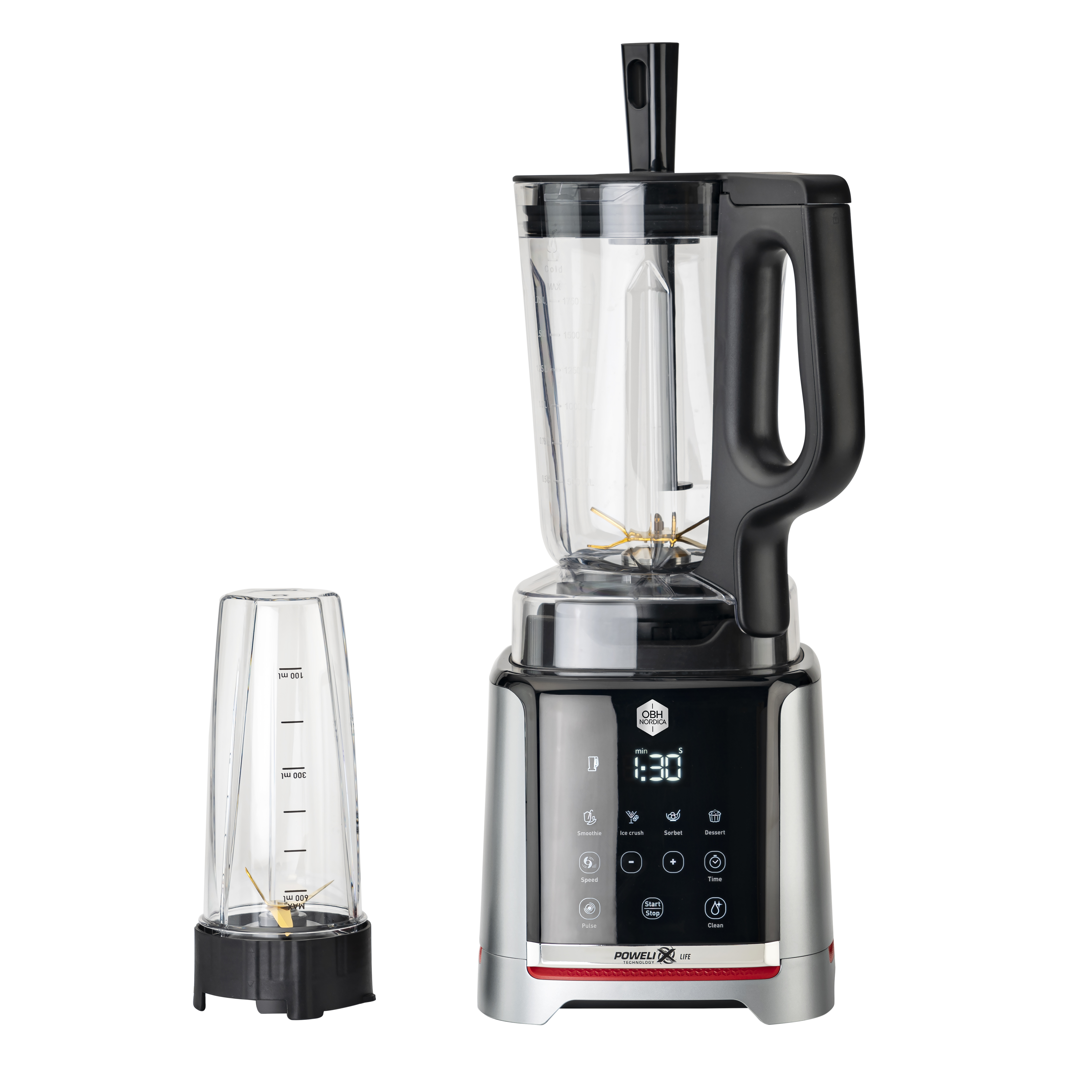 Infiny Mix+ høyhastighetsblender kraftig 1,75 l