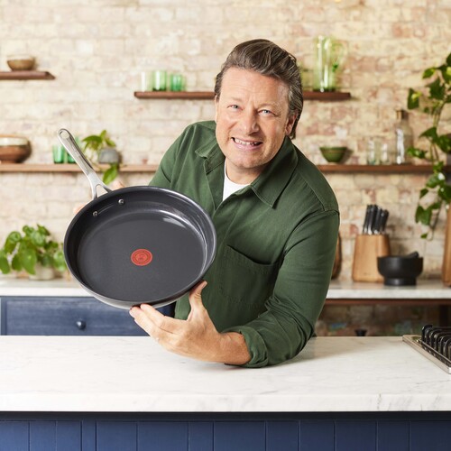 Jamie Oliver Enjoy Set 5 pcs. (FP 28 cm, All-in-One 30 cm, Stewpot 24 cm, 2 lids, 1 protector)
