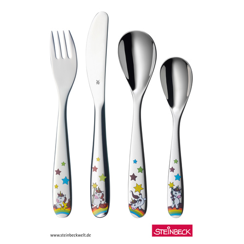 Unicorn barnebestikk 4 deler, rustfritt stål 18/10 Cromargan® 