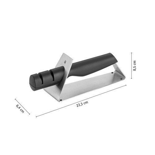 Knivsliper - 2 slipe-trinn (grov/fin), for kniver med rette blader 