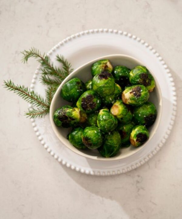 Ristet rosenkål i air fryer