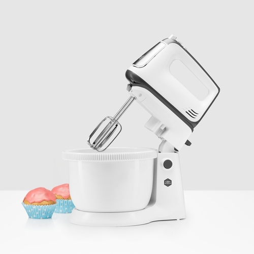 Delightful elektrisk visp med roterende bolle hvit