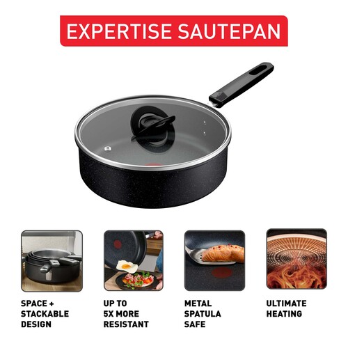 Expertise traktørpanne 24 cm med lokk
