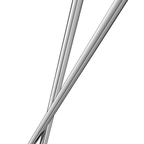 Nuova chopsticks, spisepinner – 4 deler, rustfritt stål Cromargan® 
