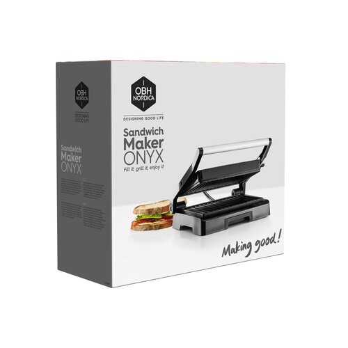 Onyx smørbrødgrill panini non-stick grillplater