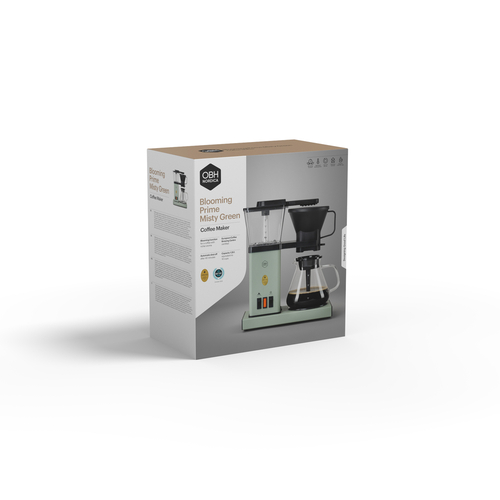 Blooming Prime Misty Green Kaffetrakter ti kopper