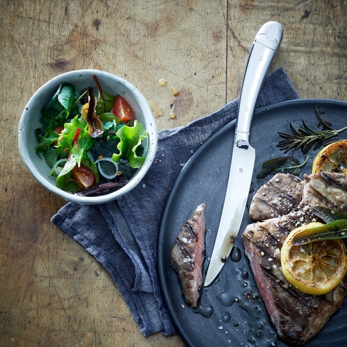 Bullshead grillbestikk kniver sett –  6 st, rustfritt stål 